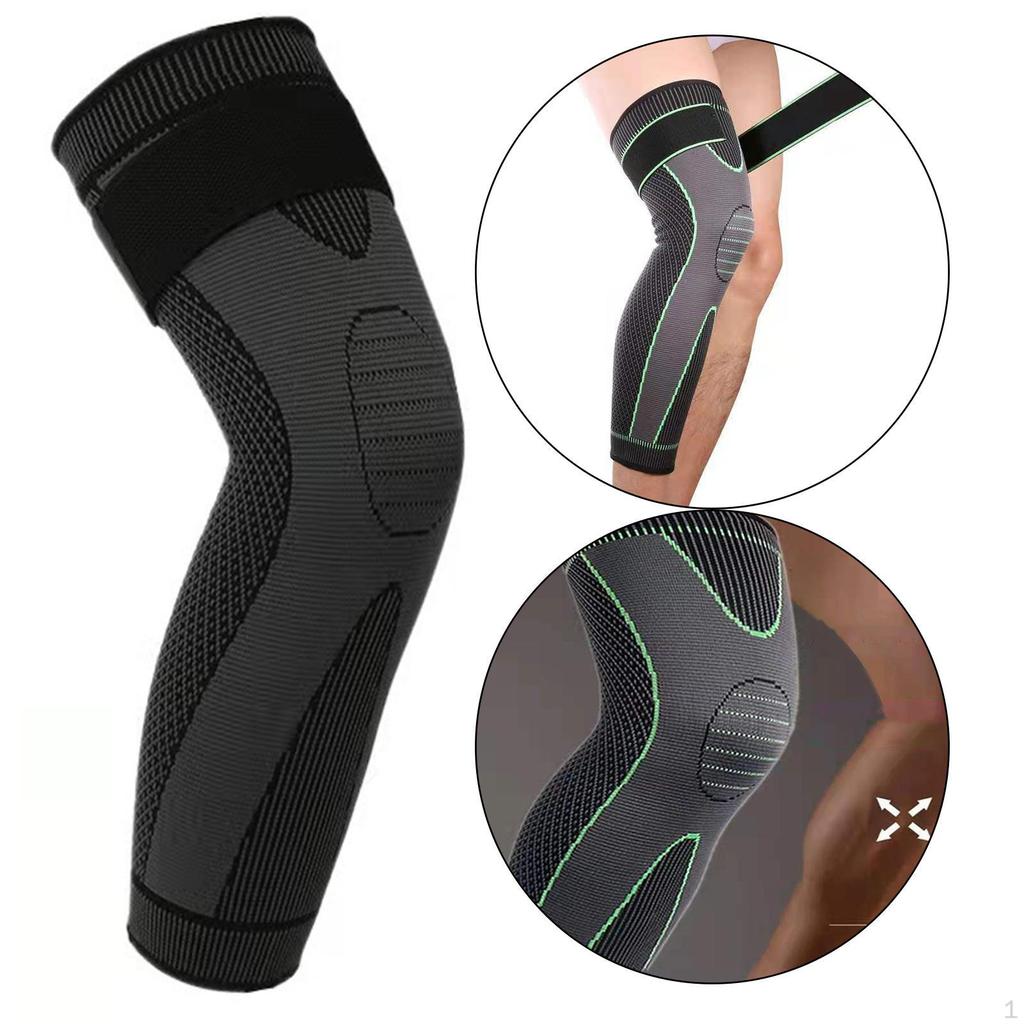 Elastic Knee Fitness Kneepad Breathable Compression Sleeve for Running Volleyball Sports Leg