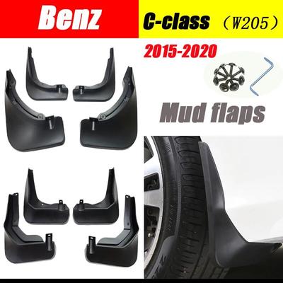 Dla Mercedes Benz C Klasa C Klasa W205 2015~ Błotniki Osłony błotników Akcesoria Błotniki Benz C180 C200 C260 C300