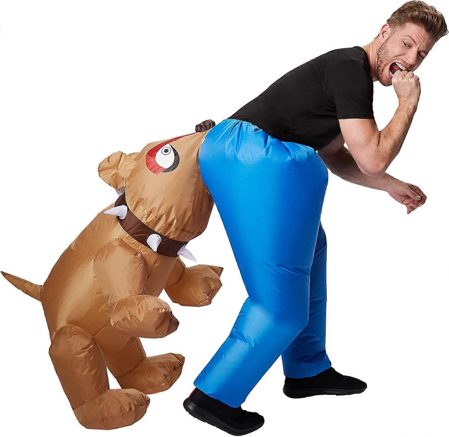 

Dog Chew Butt Inflatable Costume, Adult One size, 150-190cm коричневий