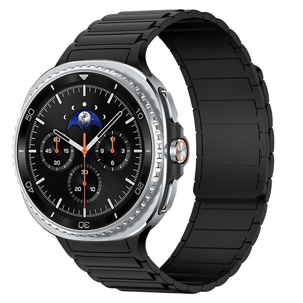 For Samsung Galaxy Watch Band 8 Classic 46mm No Gaps Magnetic Strap for Galaxy Watch 8 40mm 44mm Sport Silicone Wristband Correa