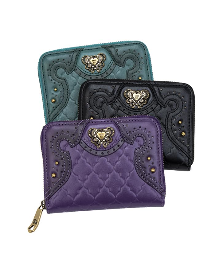 Portofel pliant Eleanor Turcoaz [Anna Sui]