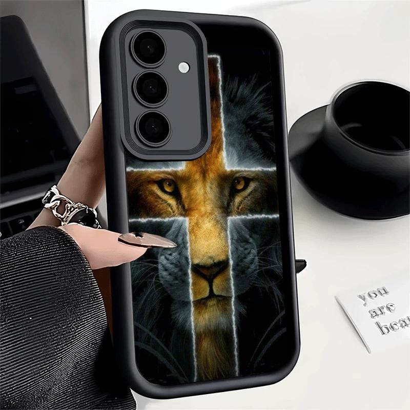 Phone Case for Samsung Galaxy A17 A16 A15 A14 A13 God Jesus Pray Cross Bible A56 A36 A26 A55 A35 A25 A54 A34 A24 A53 A33 A23 A07