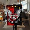 1PC FC Spartak Trnava Patterned Flannel Blanket Suitable For All Seasons for Home Decor Warmth and Comfort Gifts Holiday Present