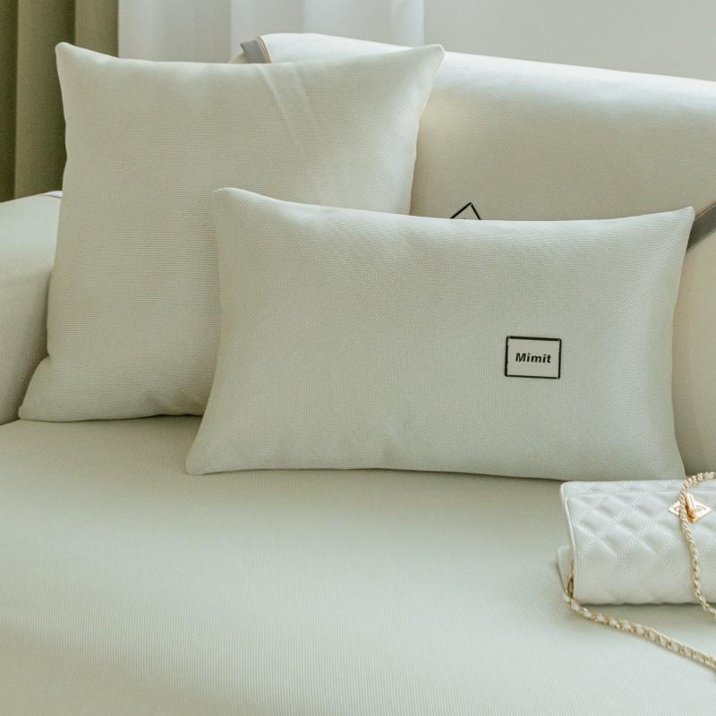 Kühles Eis-Seiden-Sofakissen Sommer Rutschfeste Rattanmatte Sitzkissen Vollbezug Neues Sofabezugskissen Frisch