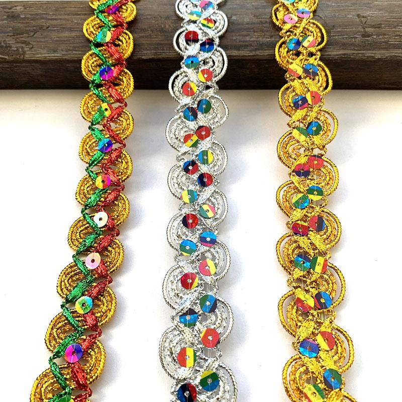 4m/13.12ft Each Pack Lace Sewing Trims 2.5cm Wide Ribbons Curtain Accessory Handmade DIY Craft Flower Bra Dress Gowns Decoration