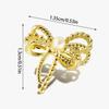 10Pcs Hollow Bowknot Nail Decoration  Metal Gold Silver Nail Charms 3D Alloy Bow Tie Jewelry Manicure Diy Art Accessor