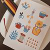 Popular Decorative Diary Painting Stencil Set