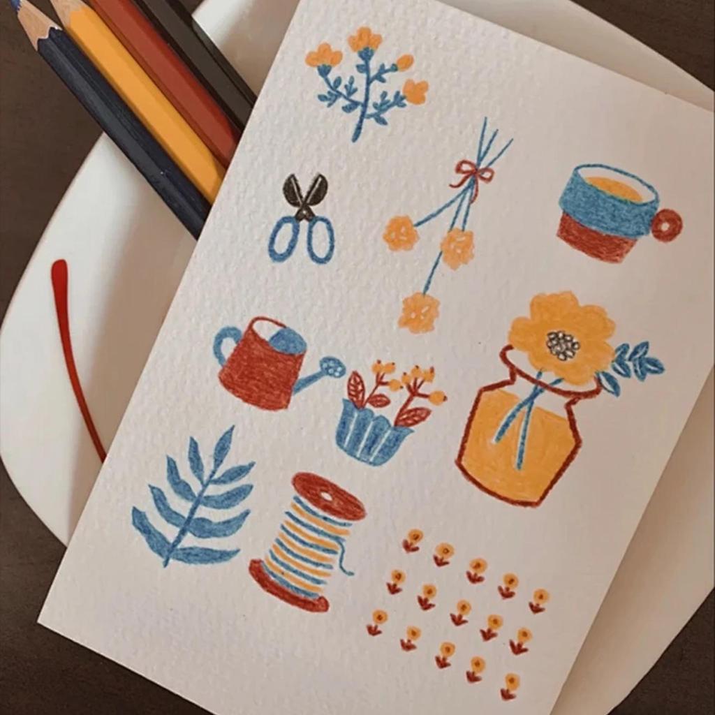 Popular Decorative Diary Painting Stencil Set