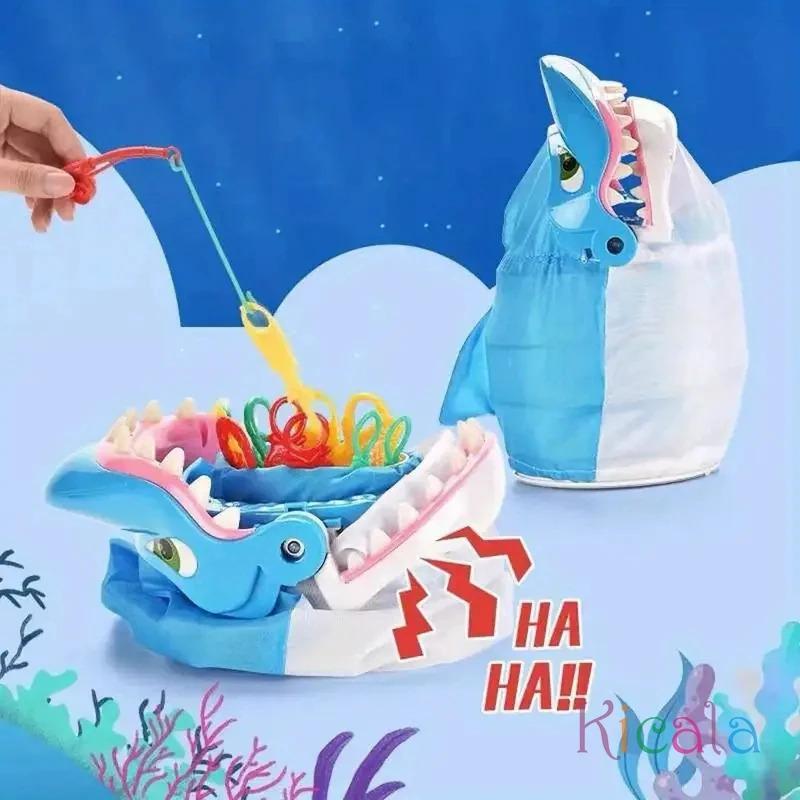 Morso di Squalo Gioco di Famiglia Creature Marine Colorate Avventura di Pesca Gioco per Feste Giocattoli per Bambini Adulti Giocattoli Regalo di Natale Compleanno