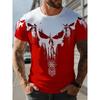 Men's T-shirts Outdoor Breathable Round Neck Short Sleeve Summer Shirt 3D Full Body Printed Unique Pattern, Casual Sports Street