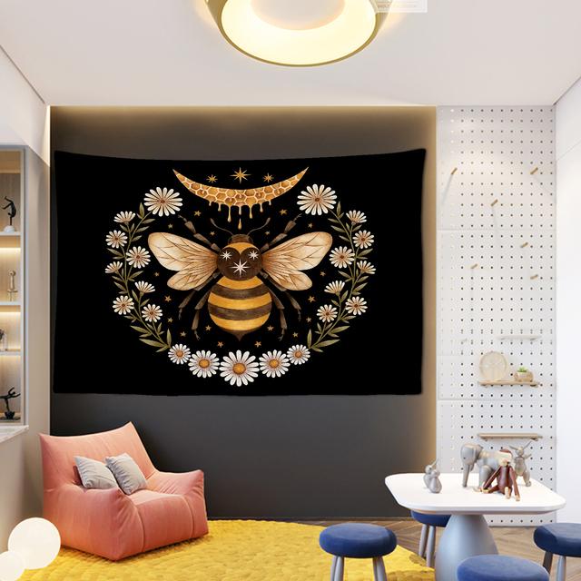 Гобелен с цветком пчелы — фото 8