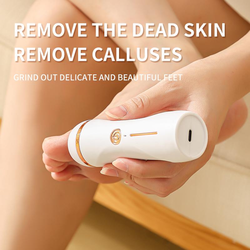 HOMFISH Electric Foot Grinder Automatic Foot Callus Rubbing Pedicure Dead Skin Callus Remover for Foot Beauty Machine