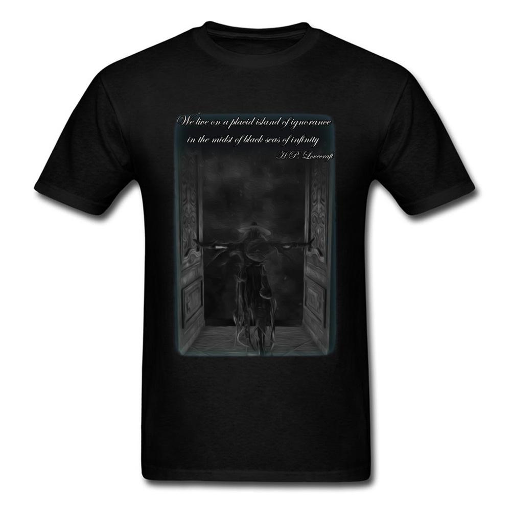 T-shirt Dark Souls 3 Uomo Guerriero del Sole T-shirt Loda il Sole Bloodborne T-shirt Cotone Maschile Streetwear Divertenti Top Magliette di Natale