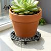 Plant Pot Risers 6Pcs Risers 8 Inch Round Plastic Tabletop Stands Elevator Stands Feet for Indoor Outdoor Flower Pots Potted