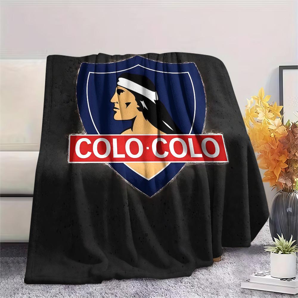 CSD Colo‑Colo Flannel Blanket, High quality Comfortable for All Seasons, Home Decor, Warmth and Comfort