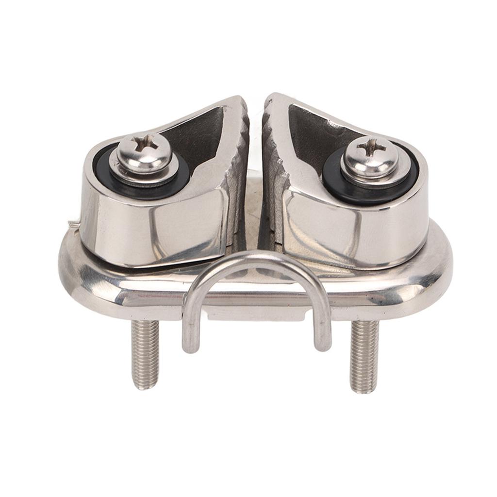 Boat Cam Cleat with Wire ing Ring Sailboat Pilates Equipment 316 Stainless Steel Mirror Polished for 10mm Rope