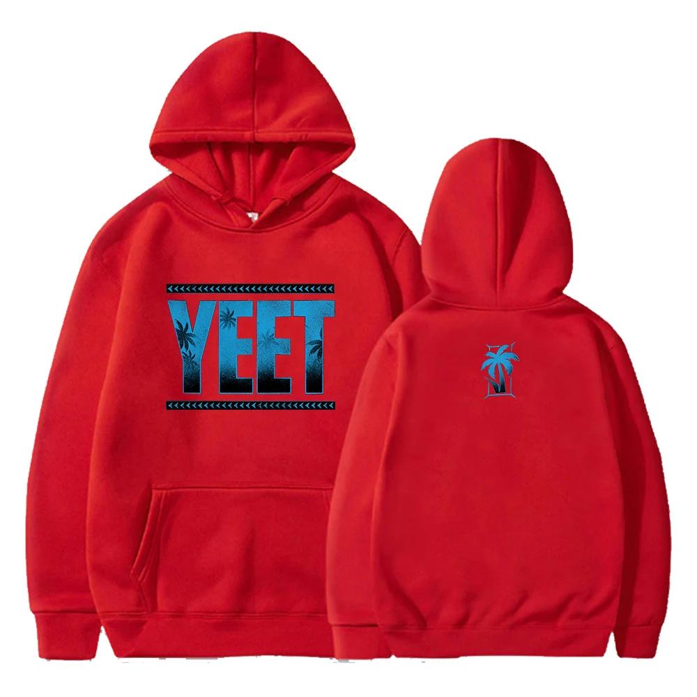 2024 Jey Uso Yeet Hoodie Long Sleeve Streetwear Women Men Hooded Sweatshirt Fashion Clothes Double-sided Graphic Print Sportwear