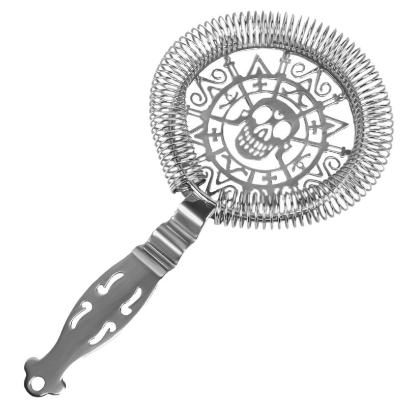 Bar Strainer Stainless Steel Strainer Skull And Mechanical Watch Bar Strainer Sprung Creative Bar Deluxe Strainer Bar Tools