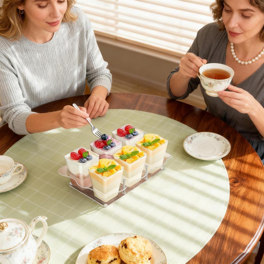 Acrylic Cupcake Stand Clear Dessert Shelves for Party Acrylic Dessert Stands for Table Party Birthday Baby Shower Bedroom