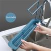 Kitchen Sinks Soap Sponge Organizer Holder Telescopic Sink Shelf Drain Rack Storage Basket Kitchen Gadgets Accessories