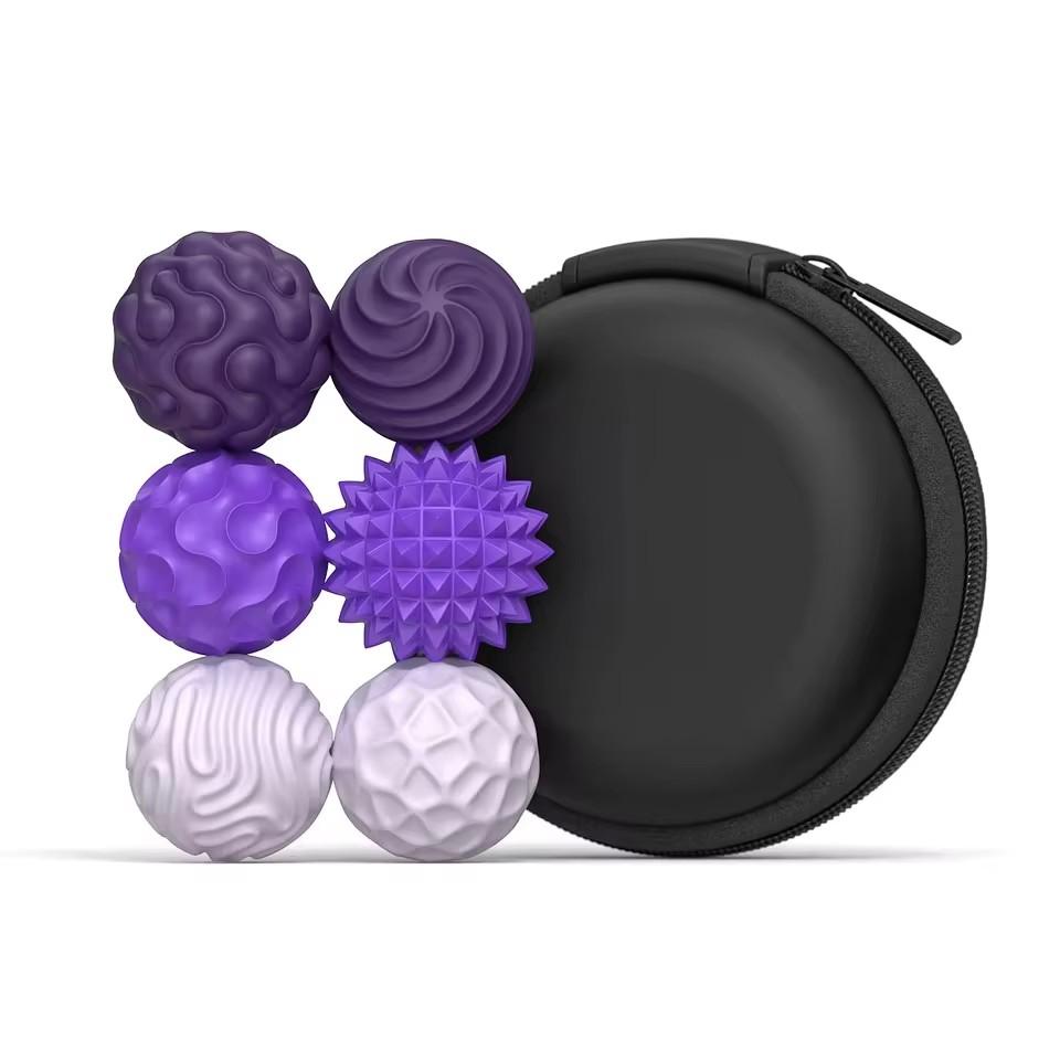 Adult Sensory Magnetic Ball Toy Silicone Stress Relief Elastic Touch Massage Puzzle Sensual Sensory Elastic Ball  Stress Relief