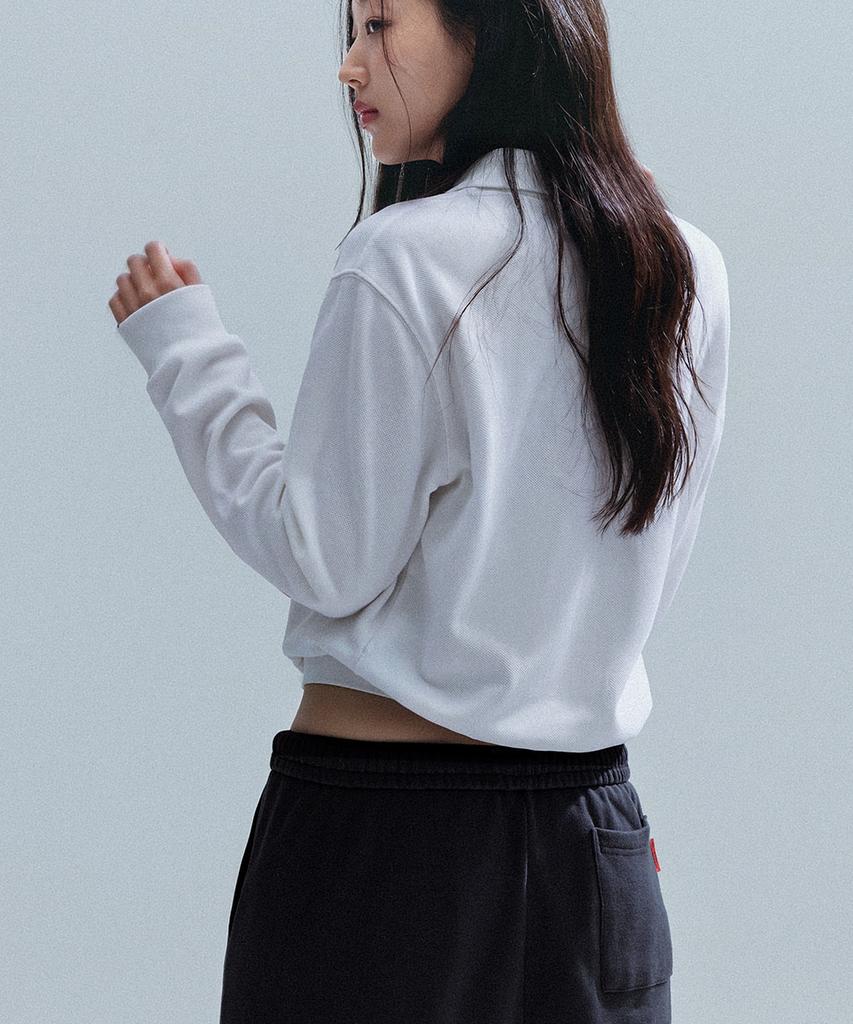 ANNEHEARTS Wide String 2Ways Sweatpants_Black
