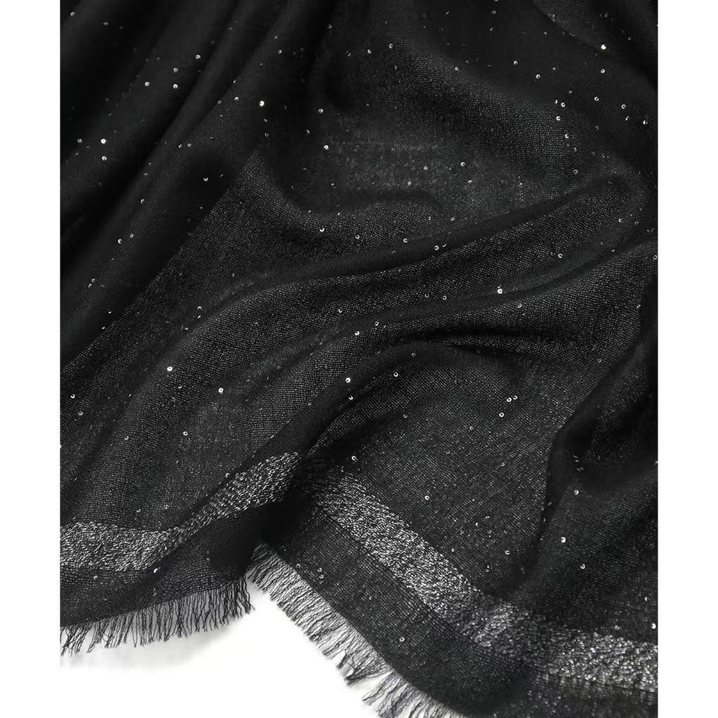 Vintage Cheongsam Pure Wool Triangle Scarf & Shawl
