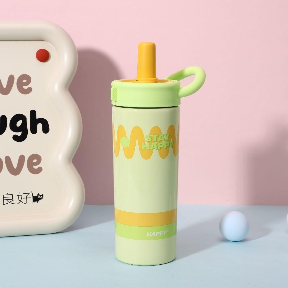 Dopamine Stainless Steel Insulated Cup Leak-Proof Vacuum Flask Thermos Water Bottle  Outdoor