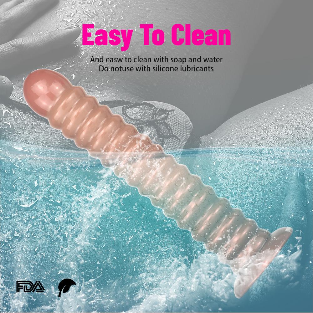 MoDi Dildo Stimolatore Vaginale Masturbatore Femminile Plug Anale Filettato Butt Plug