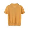 Jnleaog Spring New Arrival Women's Fashion Style French Fashion Polo Shirt Knitted Short-Sleeved Shirt