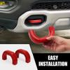 2/4PCS Front Towing Hook Protection Cover Is Suitable For 2019-2024 RAM 1500 Warlock And 3500 Car Towing Hooks Accessories