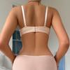 Cross-Border Girls' Embroidered Butterfly Underwire Lingerie Set - Stylish, Non-Slip Panties & Sexy Bra