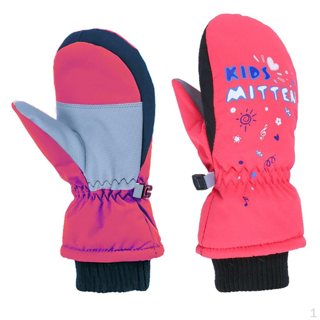 Children Outdoor Winter Waterproof Gloves Snowboard Warm Windproof for