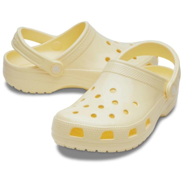 Crocs Comfortable Versatile Casual Clogs Women Footwear Yellow 209609-76O