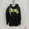 Europäischer und amerikanischer Streetstyle Retro-Buchstaben bestickter Hoodie