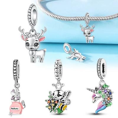 Copperchristmas Fawn Pendant For Originalbracelet Necklace Jewelry Making