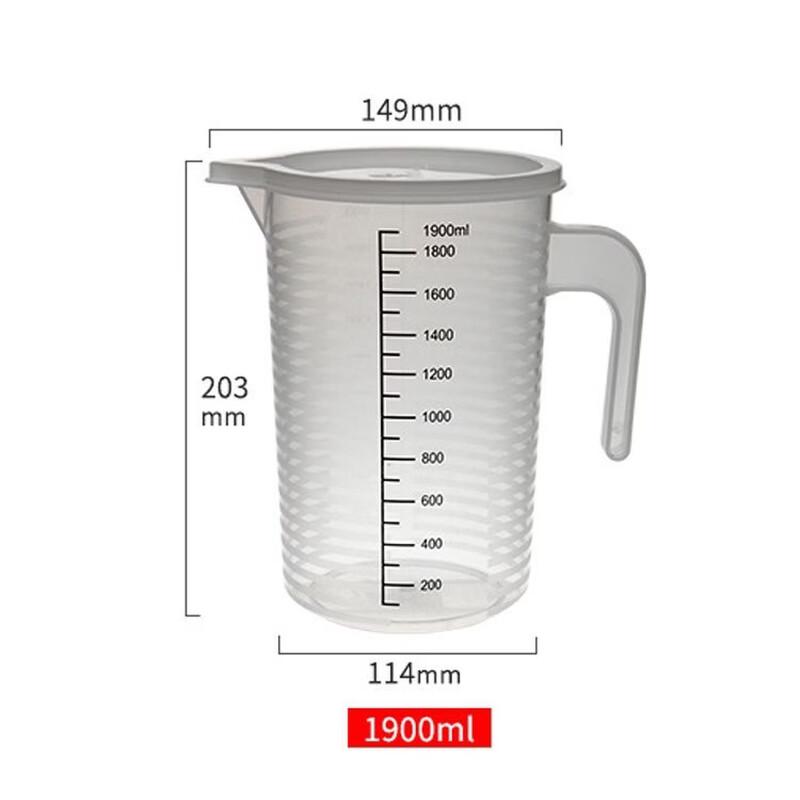 YiCang Мерный стакан большого объема с делениями и крышкой