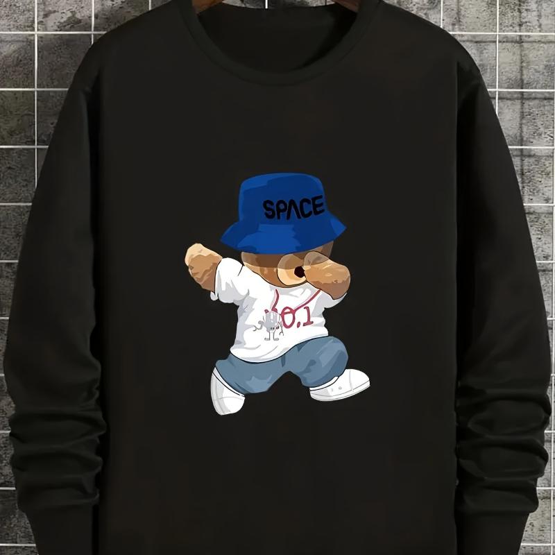 

Heavyweight Crew Neck Sweatshirt, Fleece Lined Modal-Cotton-Polyamide, Cold Weather S