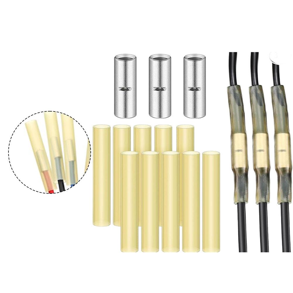 3PCS Submersible Pump Wire Connector Kit with Heat Shrink Tubing Offering Secure and Weatherproof Wire Splicing Solutions