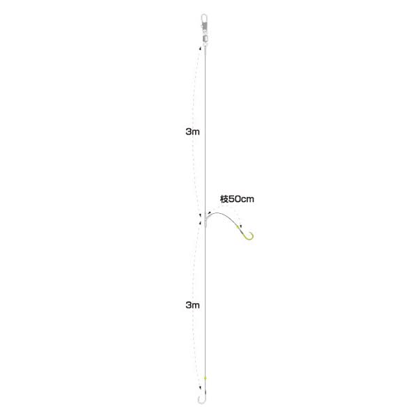 HARIMITSU Green Fish Fukase 2 Pieces 6m 15-12 C-77