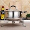 1pc Stainless Steel Pot Rack Heat Insulated Stand For Kitchen Storage Steam Holder Rustproof Waterproof Organizer Gadget