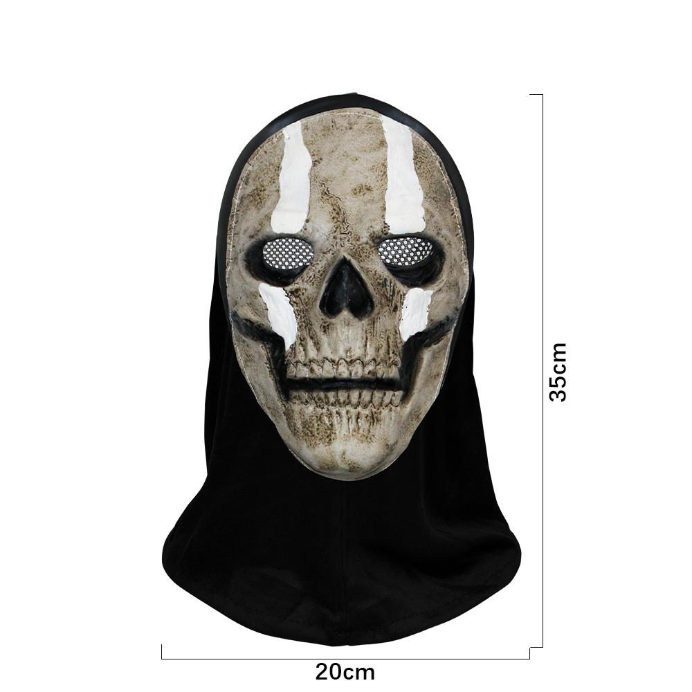 Creepy Halloween Full Head Skull Mask, Adult Entire Head Realistic Latex Helmet, Scary Skeleton