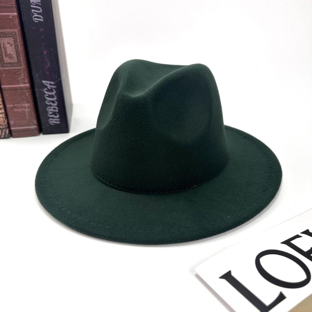 Digital Pass New Top Hat Spring And Autumn New Jazz Hat European And American Big Eave Hat Fashion Felt Hat Trend