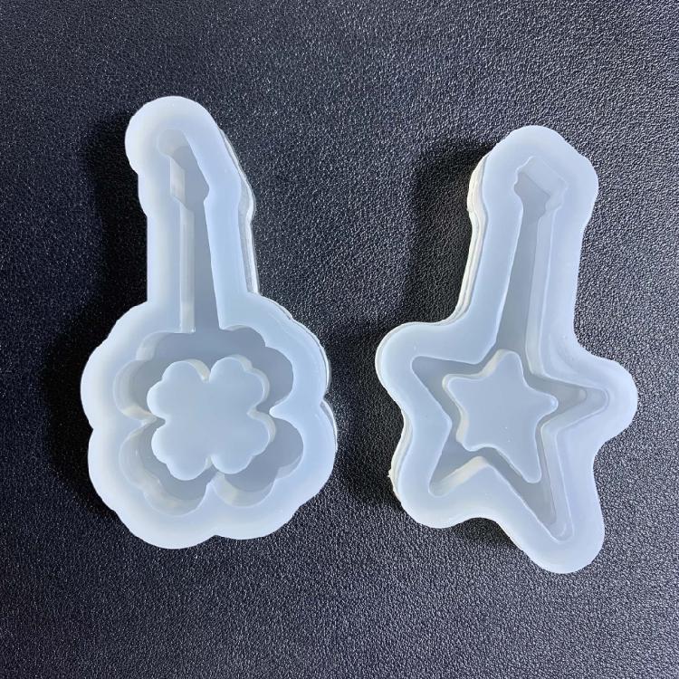 Gitarre Harz Shaker Füllstoff Quicksand Form Weiche Silikonform für DIY Schmuck