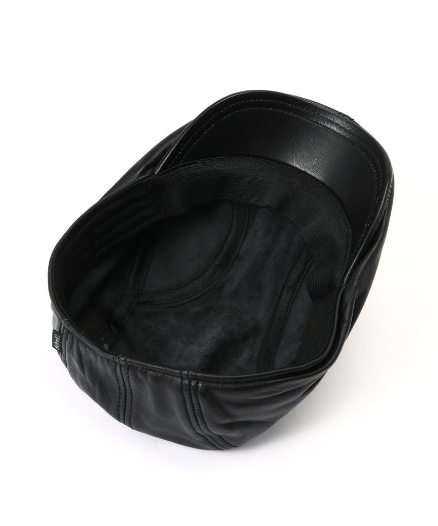 Schott Leather Hunting F Cap, Men's 010, Black, 782-5974007