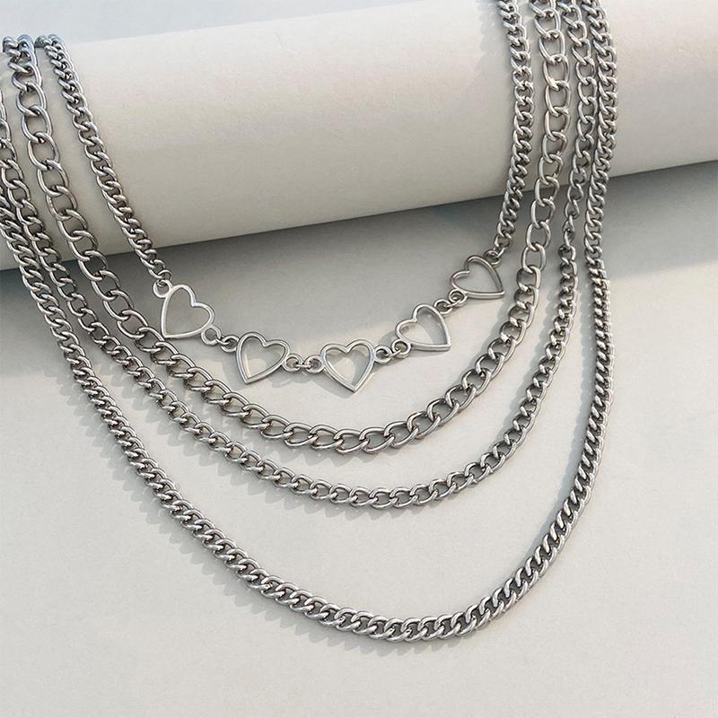 Retro náhrdelník Křesťanský kříž klíční řetízek Sladký punkový přívěsek