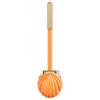 Silicone Toilet Brush with Holder Set for Bathroom Long Handle Silicone Flat Toilet Brush No Dead Corner Cleaning Brushes Tools