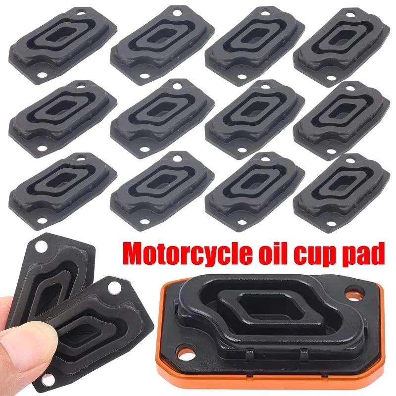 4~1pcs Motorcycle Brake Clutch Reservoir Gasket Oil Cup Diaphragm Seal Replacement for Master Cylinder Repair Part Universal Fit