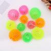 Luminous Flashing Elastic Massage Ball with Thorns - Pet Toy and Night Time Fun