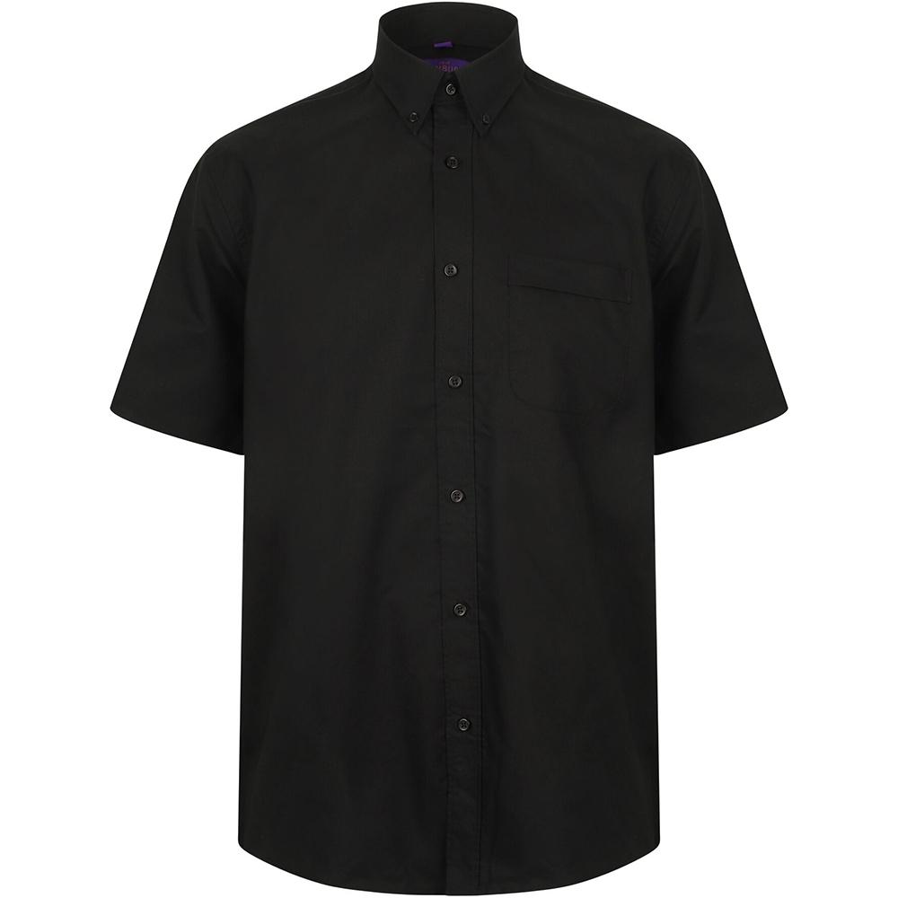 Henbury Mens Wicking Short Sleeve Work Shirt